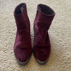Burgundy Boots